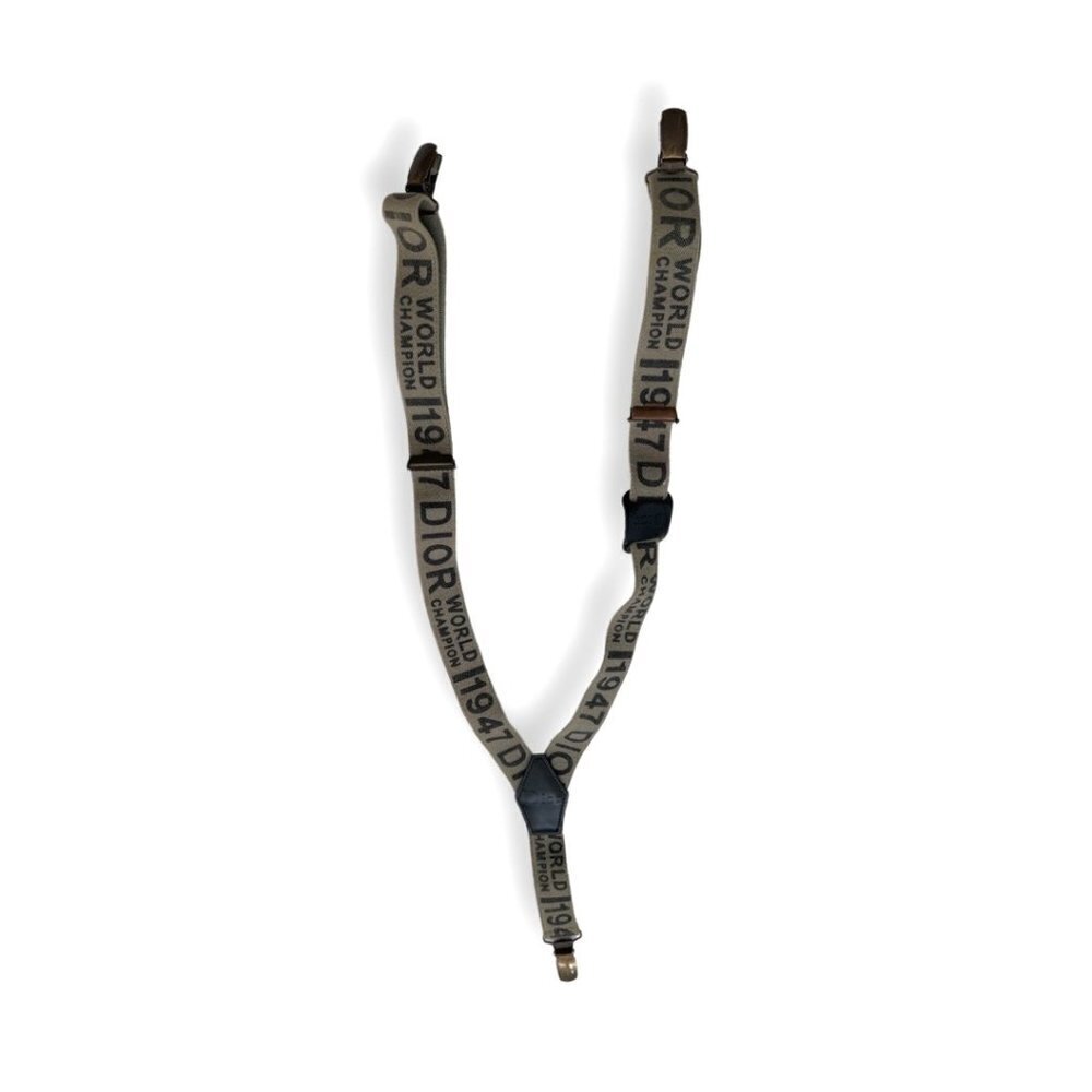 Dior boys kakhi black suspenders Size 70